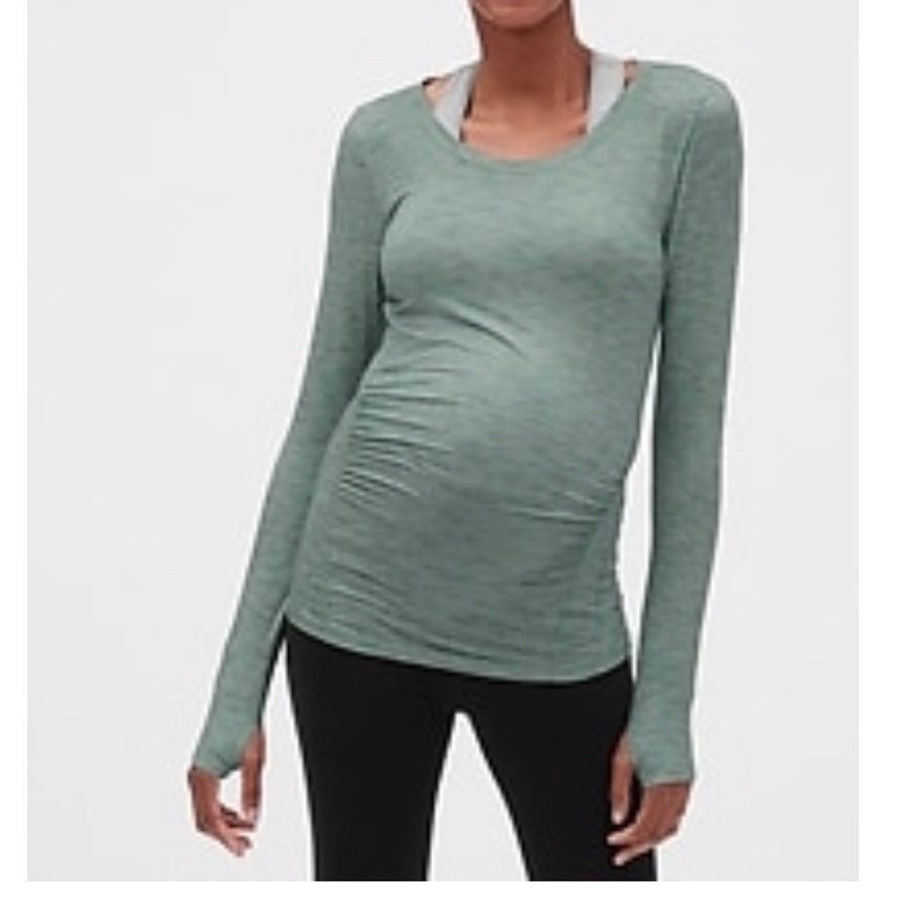 GAPFit Maternity Long Sleeve Athletic Top